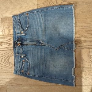 Medium Wash J. Crew denim skirt
